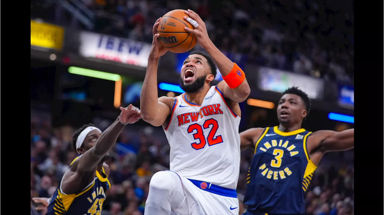 Knicks Top Pacers Behind Towns' 40-Point Effort