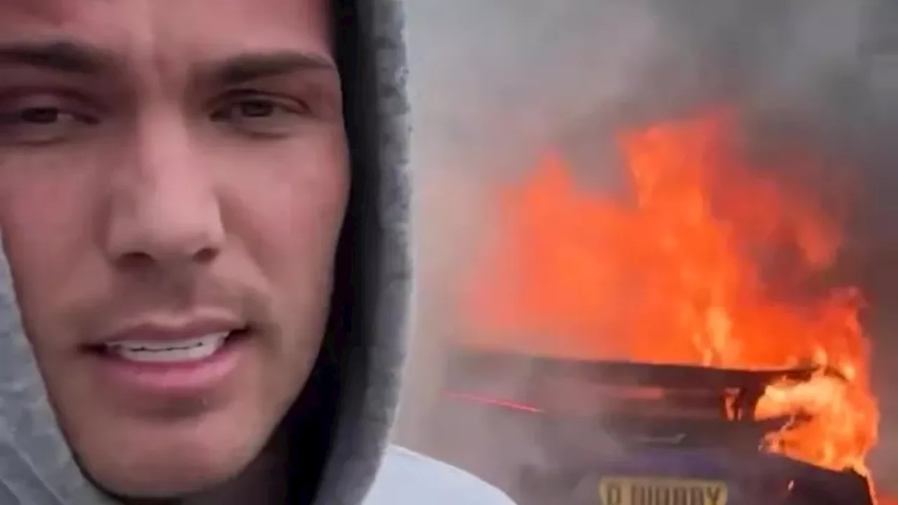 Love Island Star's Dream Car Goes Up in Flames