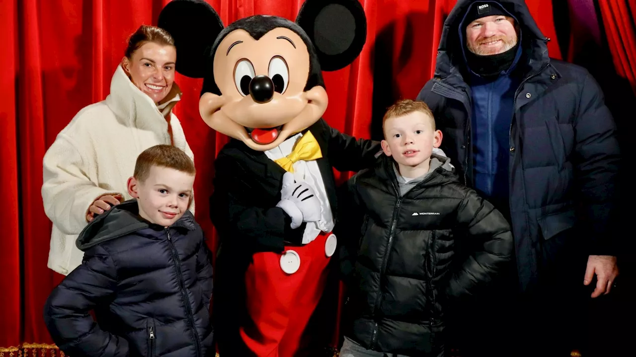 Rooneys Take Kids on Magical Disneyland Paris Weekend