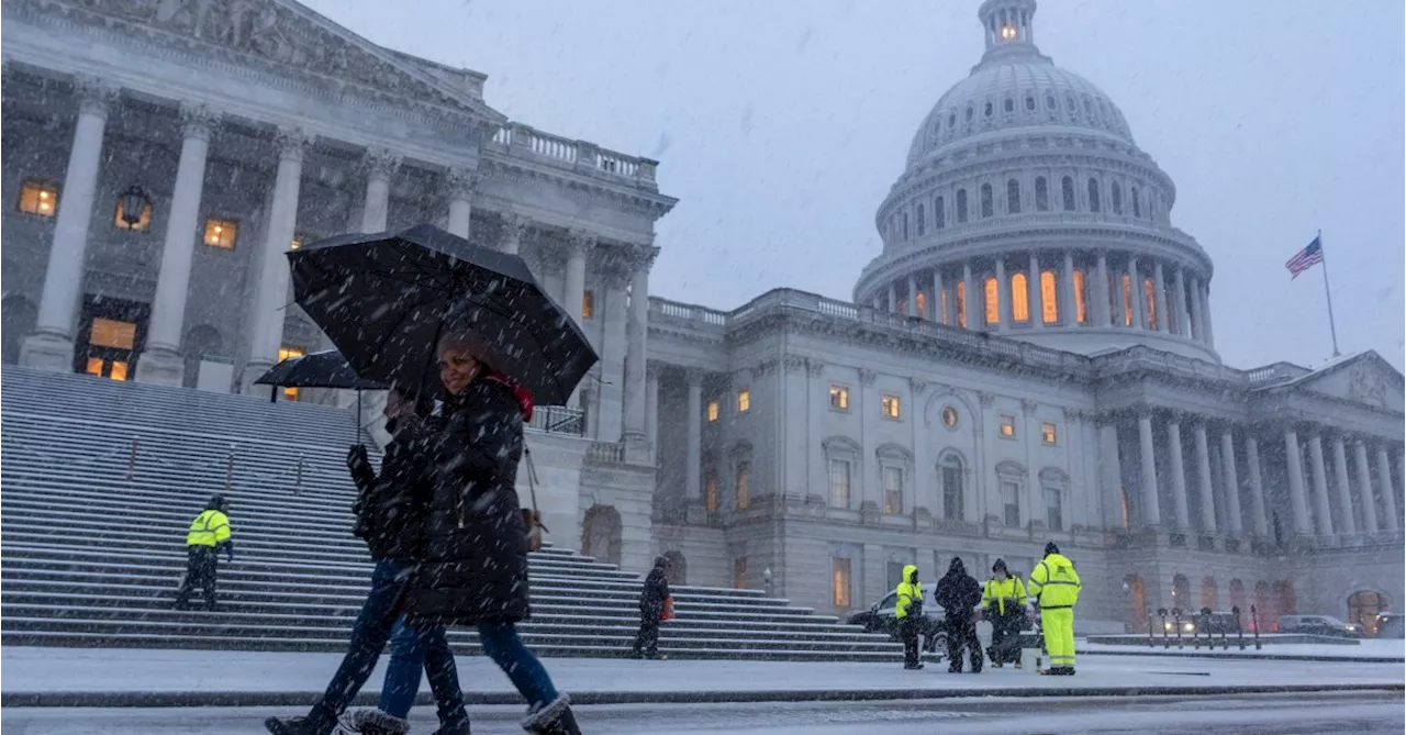 Winter Storm Hammers Mid-Atlantic, California Prepares for Flooding