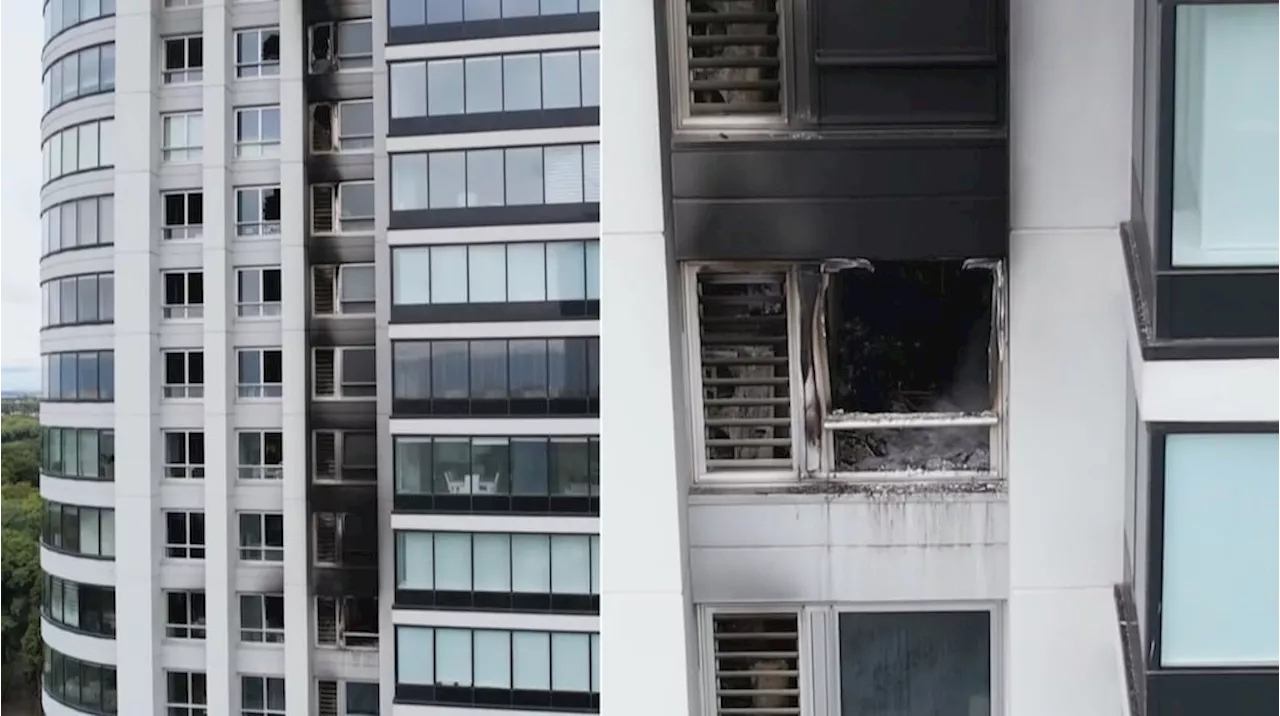 Incendio en Torre de Puerto Madero: Más de 100 Evacuados y Varios Departamentos Quemados