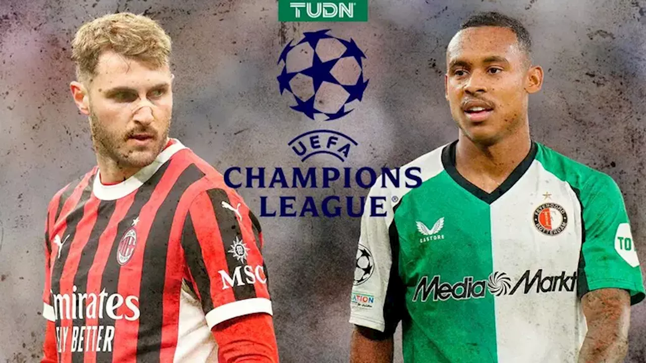 Horario y dónde ver el partido Feyenoord vs. Milan, Ida de Playoffs de Champions League