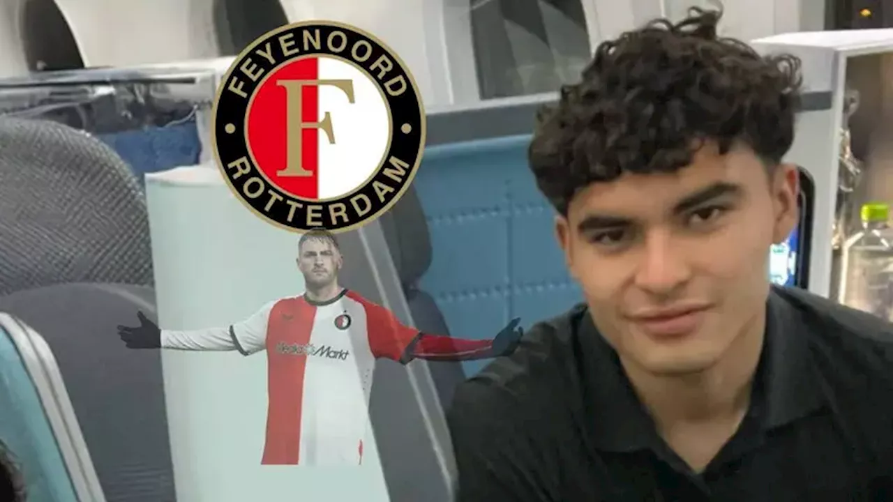 Stephano Carrillo llega a Rotterdam para reportar con Feyenoord