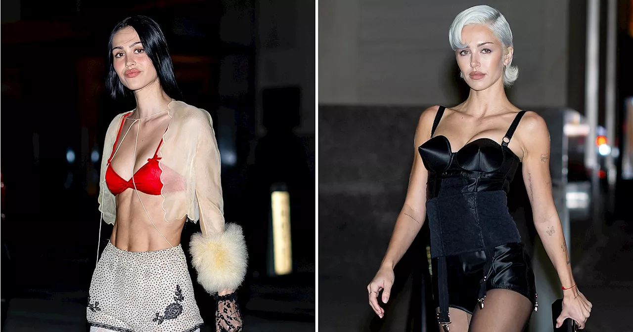 Hamlin Sisters Slay NYC Streets in Lingerie-Inspired Looks