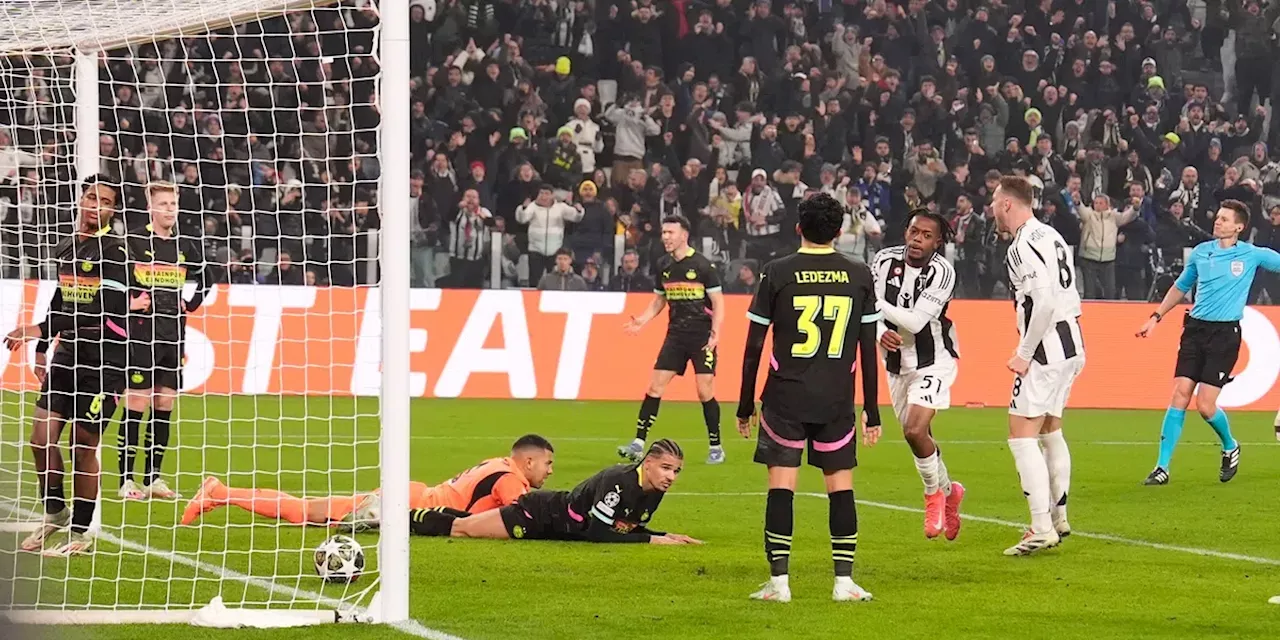 Juventus wint met moeite van PSV