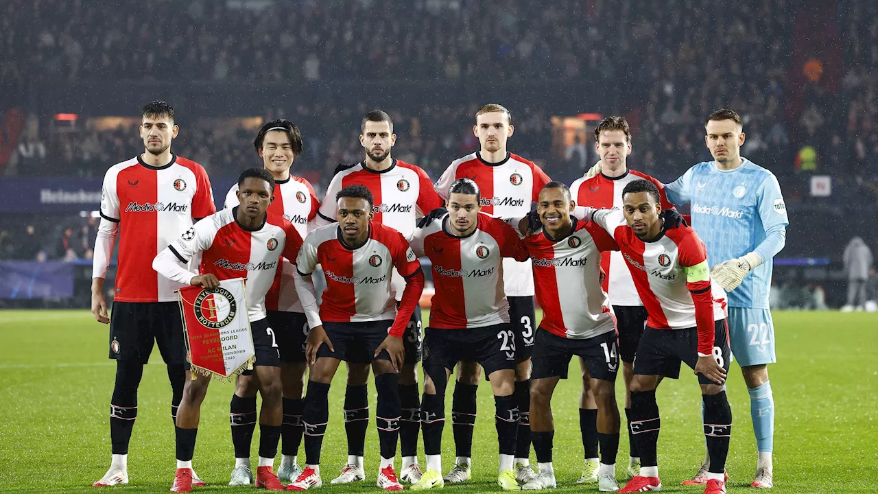 Feyenoord verslaat AC Milan in Champions League tussenronde