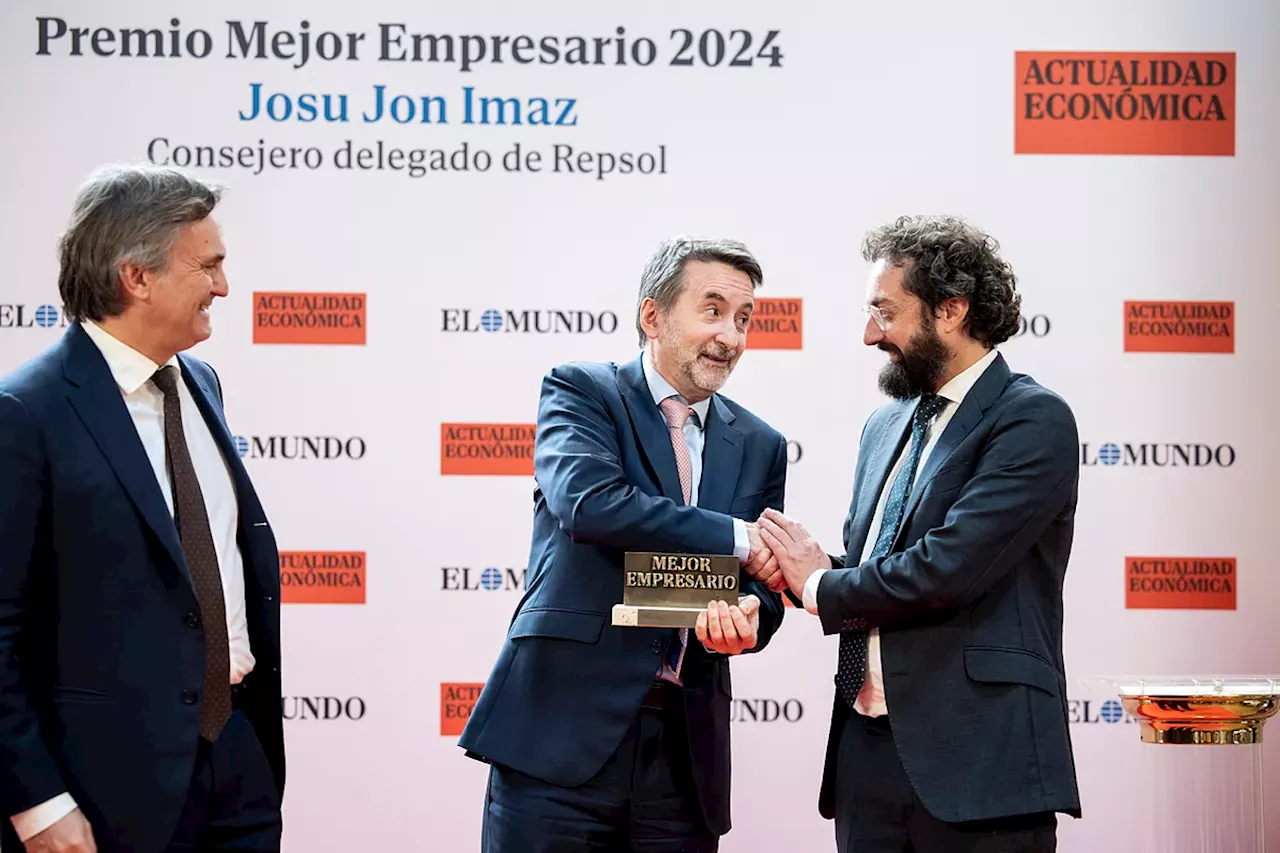 Josu Jon Imaz (Repsol), Mejor Empresario del Año: 'No quiero un país en el que el debate sea el del SMI, sino uno en el que los jóvenes puedan desarrollar su proyecto de vida'