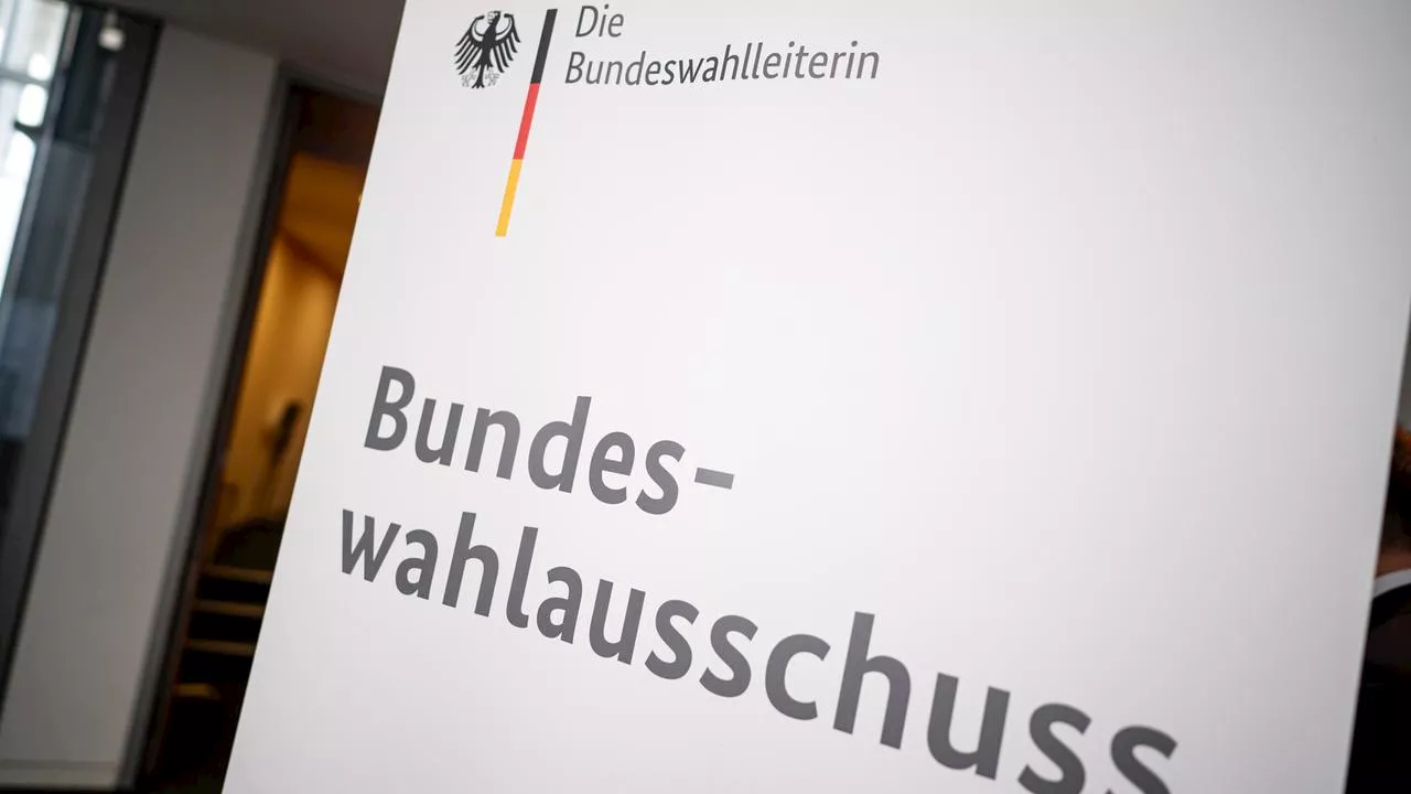 29 Parteien treten bei der Bundestagswahl 2025 an