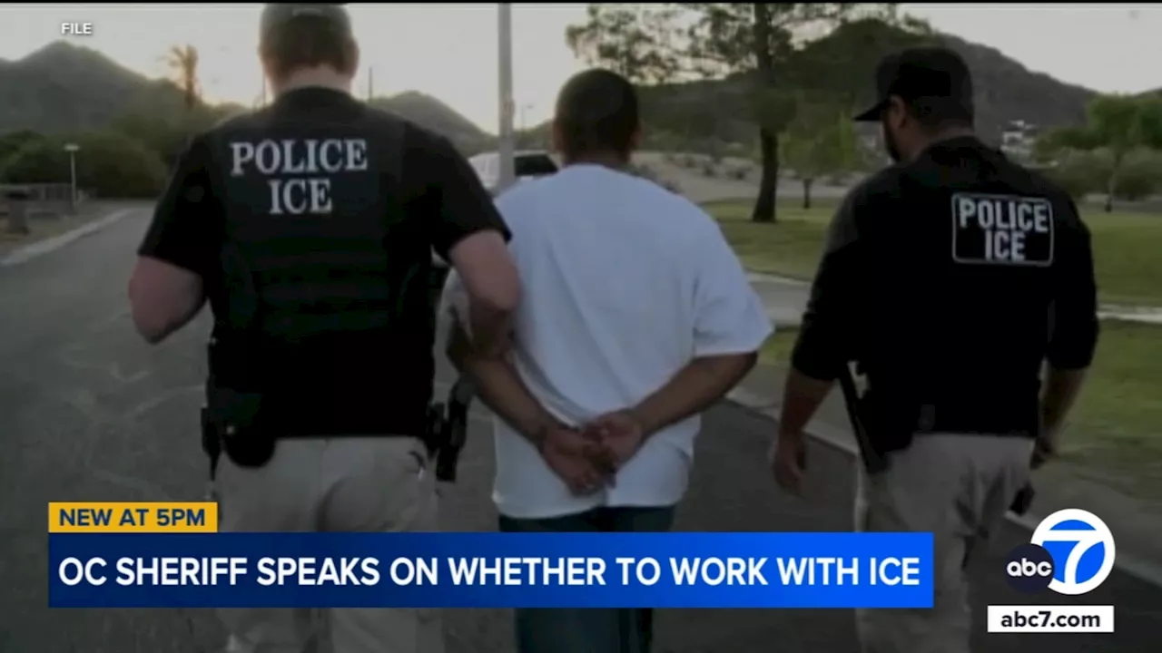 OC Sheriff Don Barnes discusses his department's policy on immigration enforcement in ABC7 interview