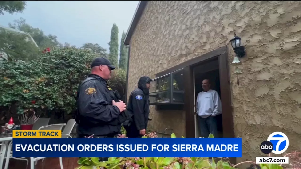 Sierra Madre Residents Choose to Stay Amid Mudslides Threat