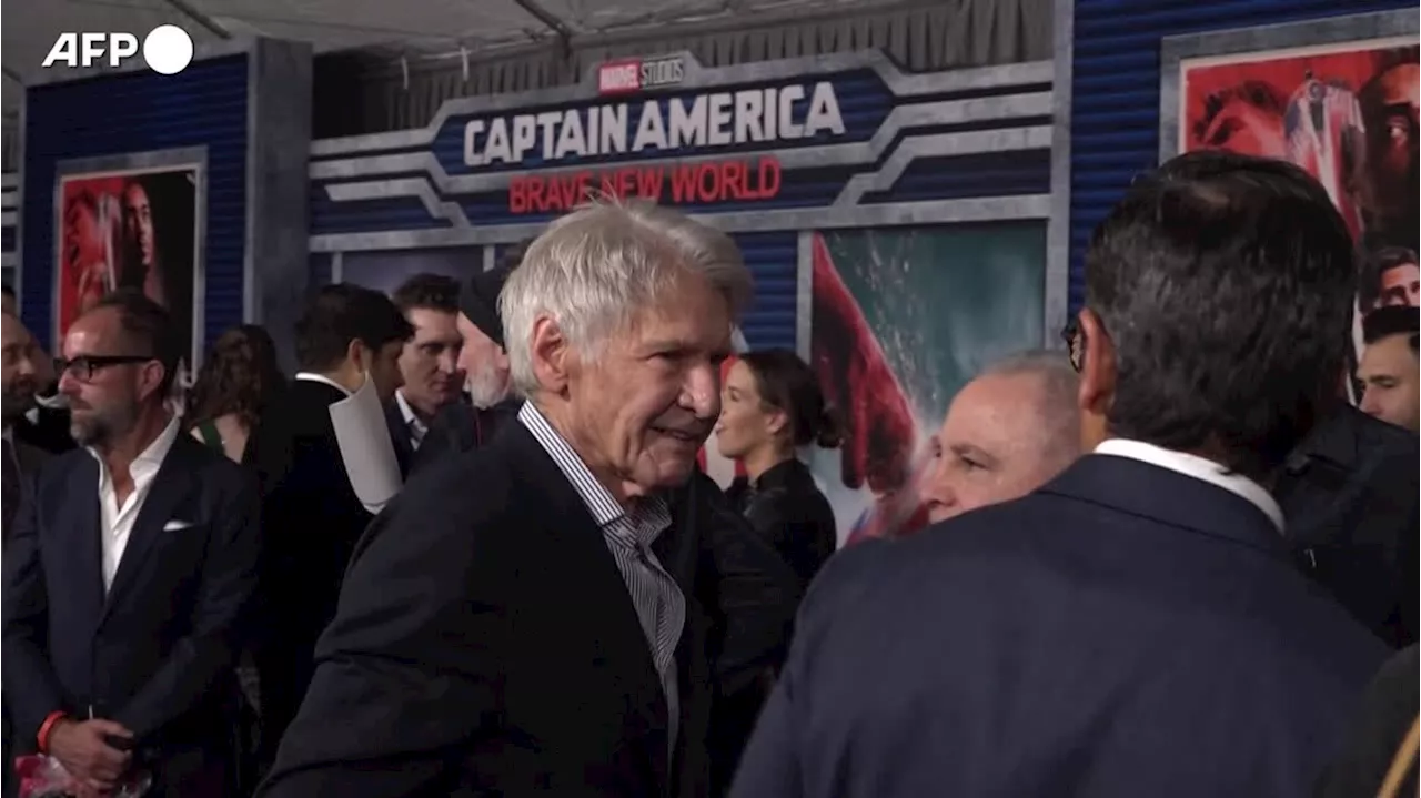 Prima mondiale di 'Captain America', Ford sul red carpet di Hollywood