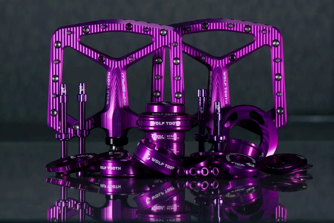 Wolf Tooth Components Unveils New Ultraviolet Purple Anodizing Option