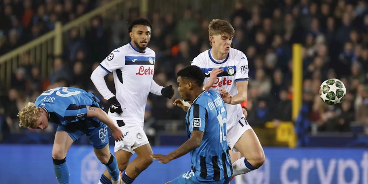 Club Brugge Menang Tipis Atas Atalanta di Leg Pertama Play-off Liga Champions