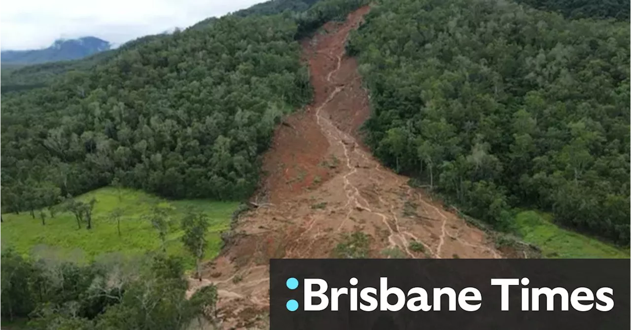 Family Escapes Hair's-Breadth Landlide in North Queensland