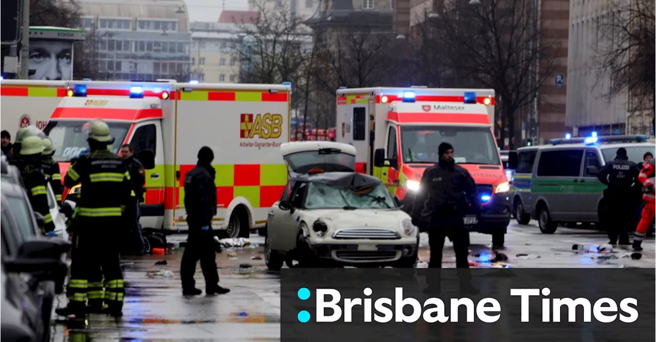 Several people injured after car drives into Munich crowd