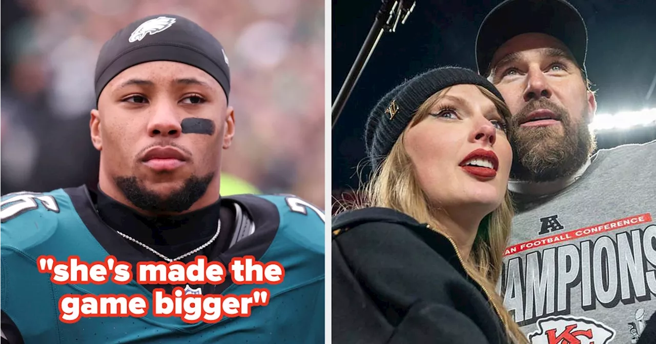 Saquon Barkley Defends Taylor Swift After Super Bowl Boos