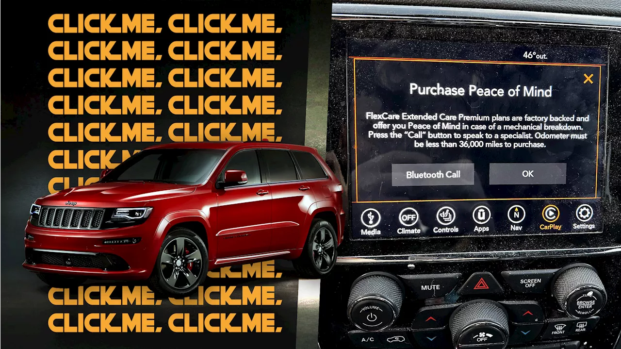 Jeep Owner Fumes Over Persistent Pop-Up Ad for Warranty