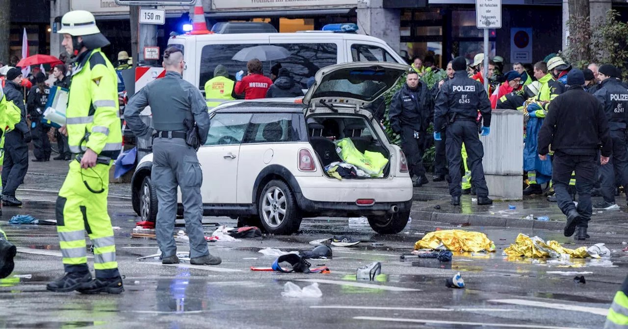 Driver rams car into crowd in central Munich, injuring nearly 30