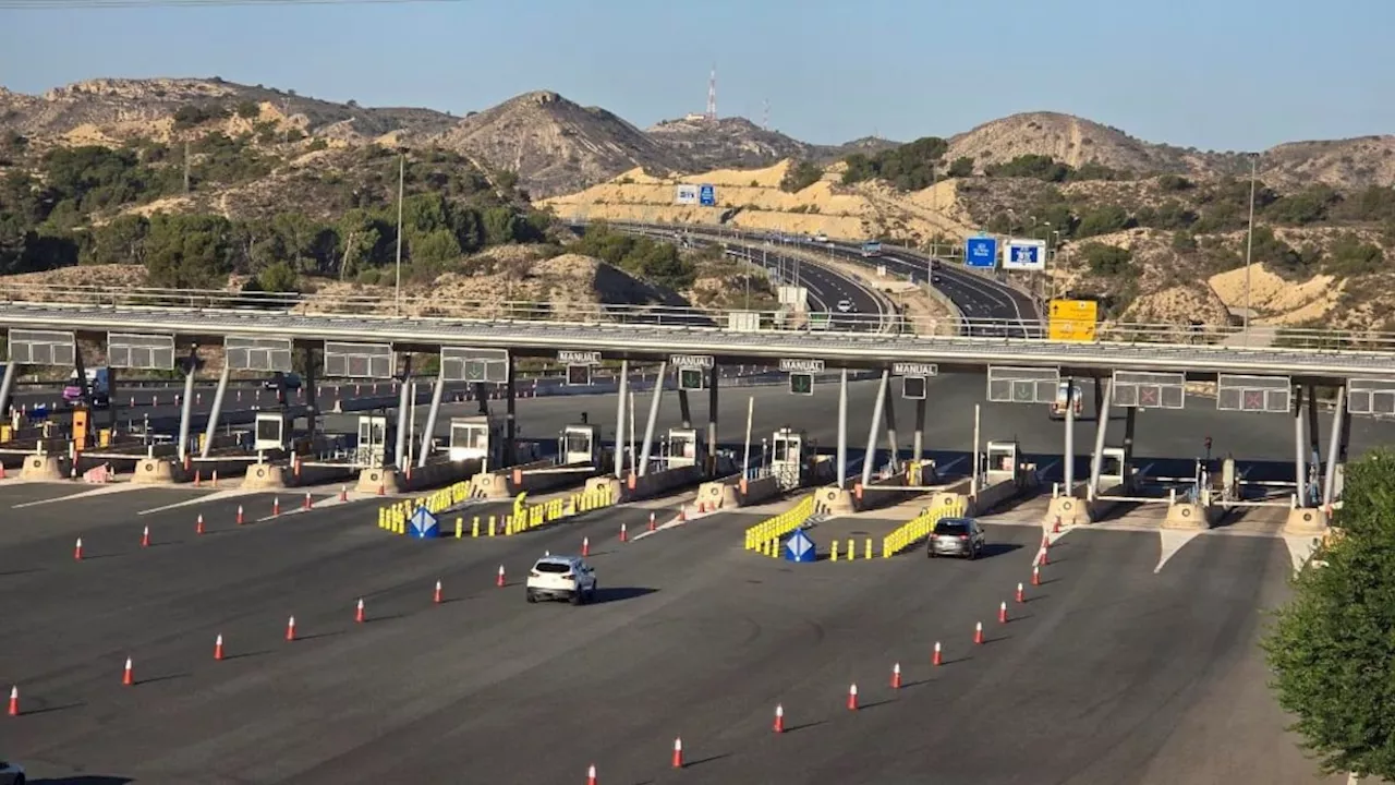 La AP-7 en Alicante será la primera autopista en eliminar el peaje