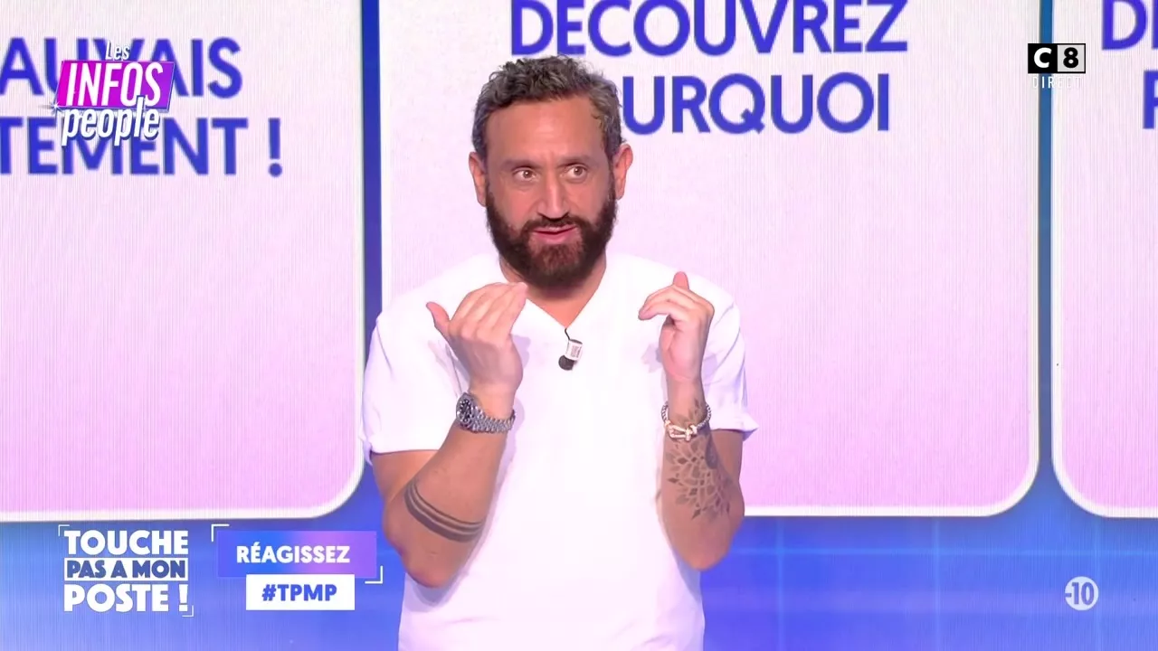 Cyril Hanouna tombe des nues devant un possible couple entre Sarah Saldmann et Luc Besson