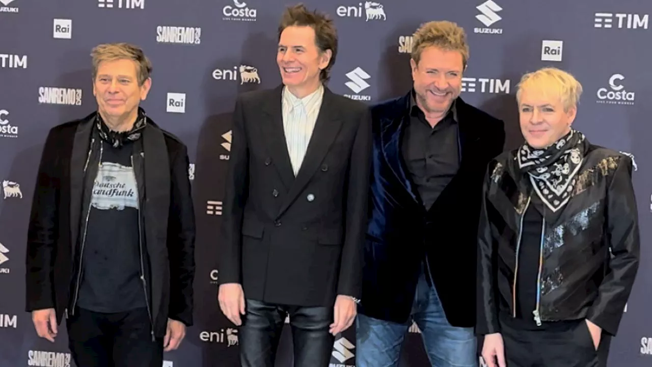 Duran Duran 'selvaggi' a Sanremo 2025