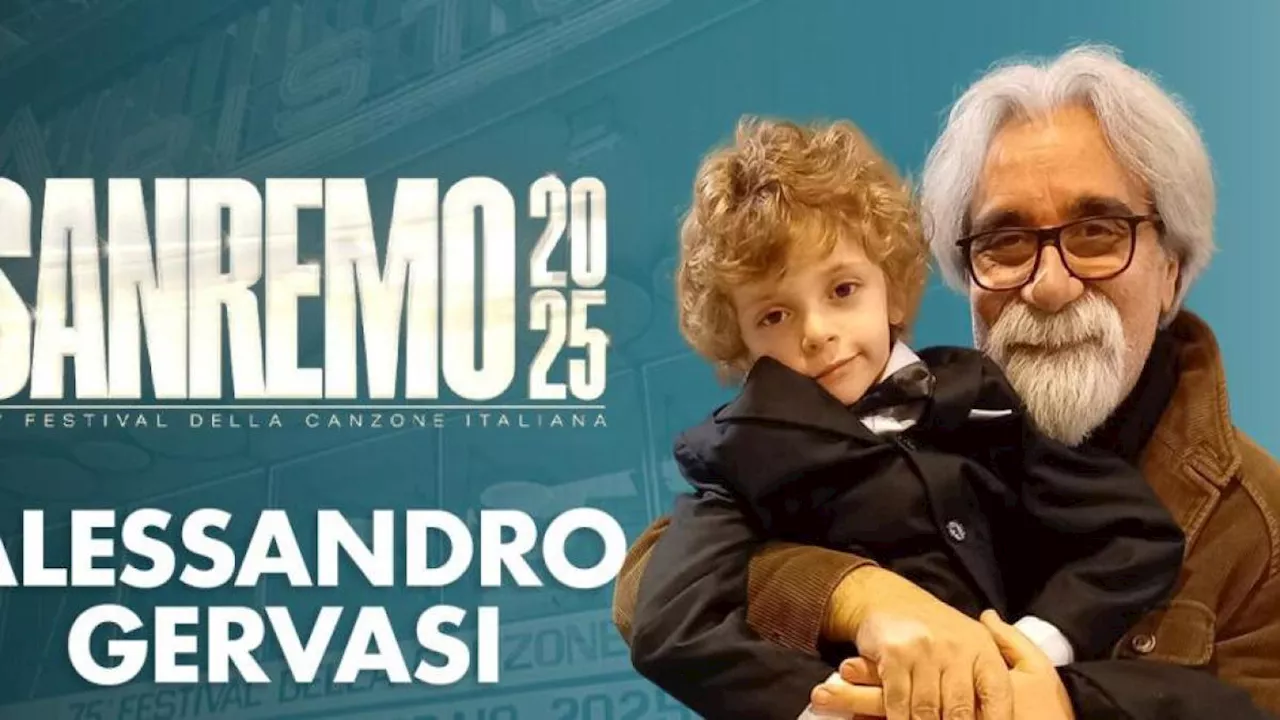 Alessandro Gervasi, il bambino prodigio con l'orecchio assoluto, sul palco dell'Ariston