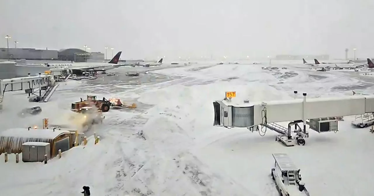 Toronto Pearson Airport Utilizes Extensive Resources to Clear Record-Breaking Snowfall