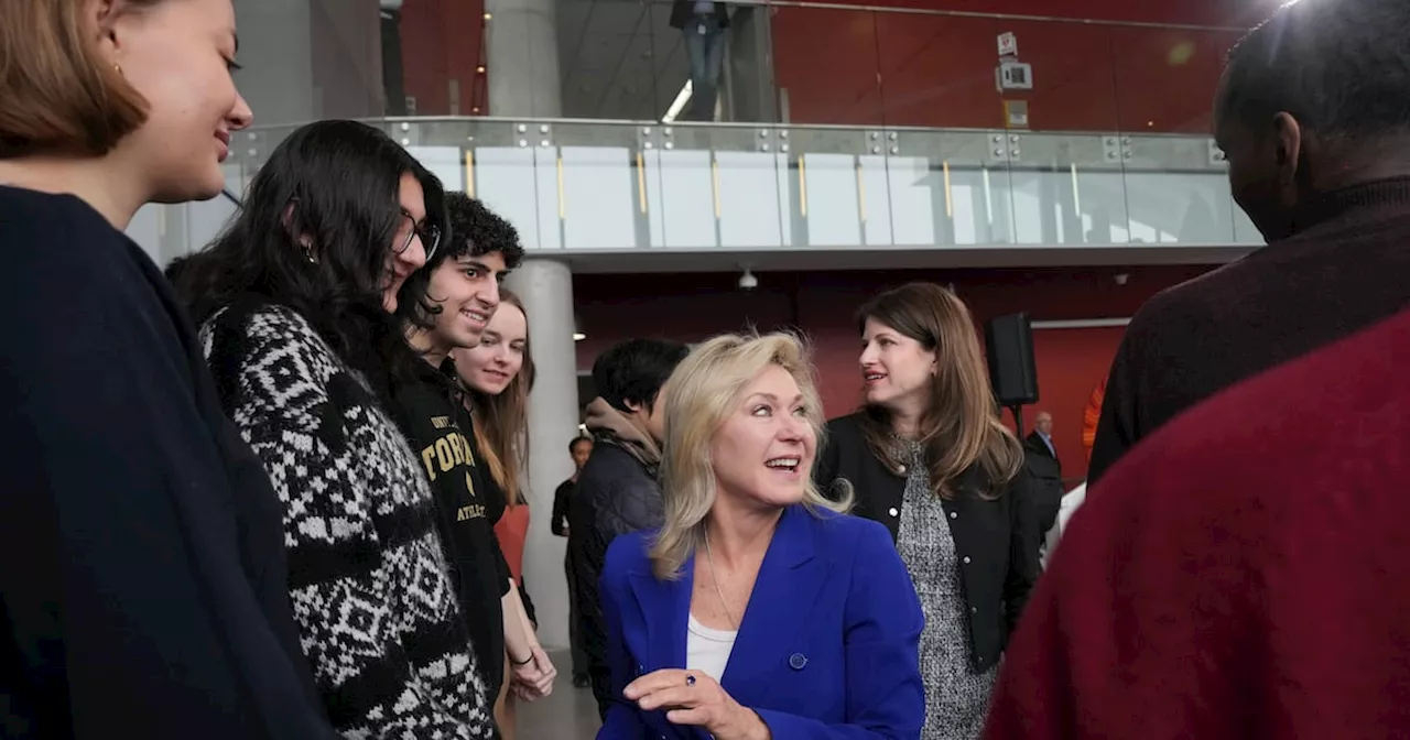 Ontario Liberal Leader Addresses Students at Campaign Event