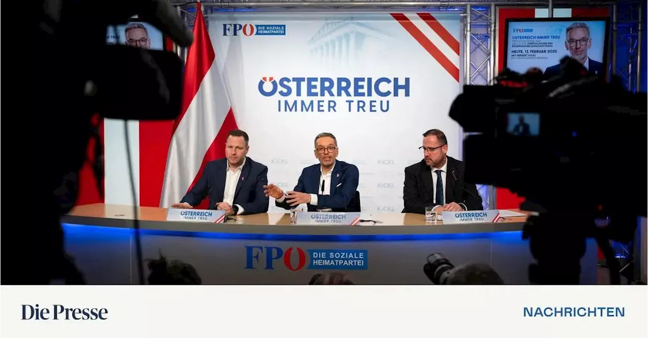 FPÖ-Chef Kickl erhält viel Sendezeit im TV nach Koalitionsverhandlungen