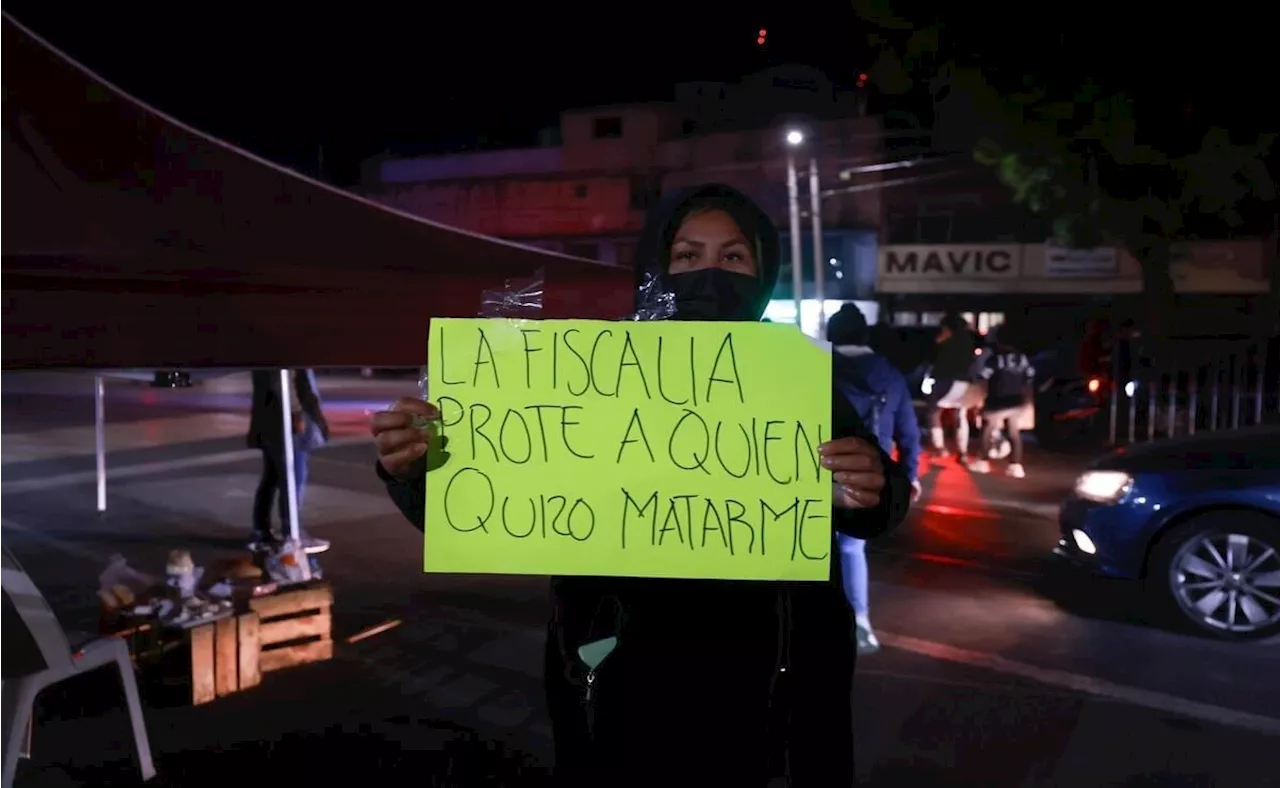 “Mi esposo perdió 5 órganos”; protestan frente a FGJ del Edomex para exigir justicia por agresión ocurrida hace dos años