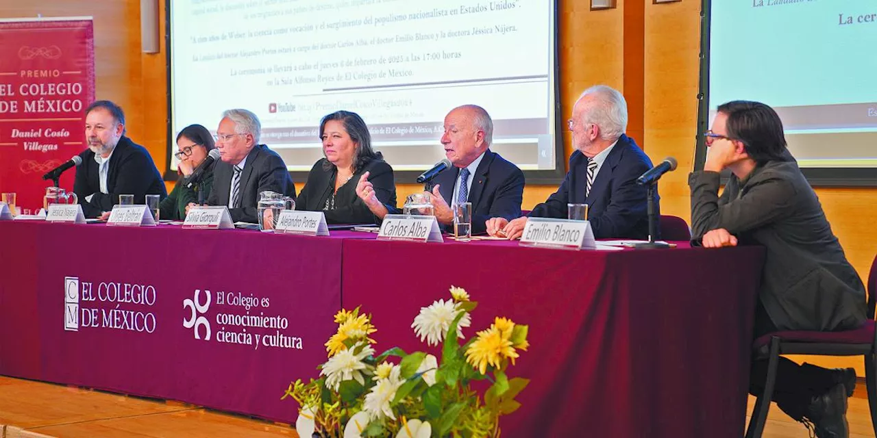 Alejandro Portes recibe el Premio Daniel Cosío Villegas en Ciencias Sociales