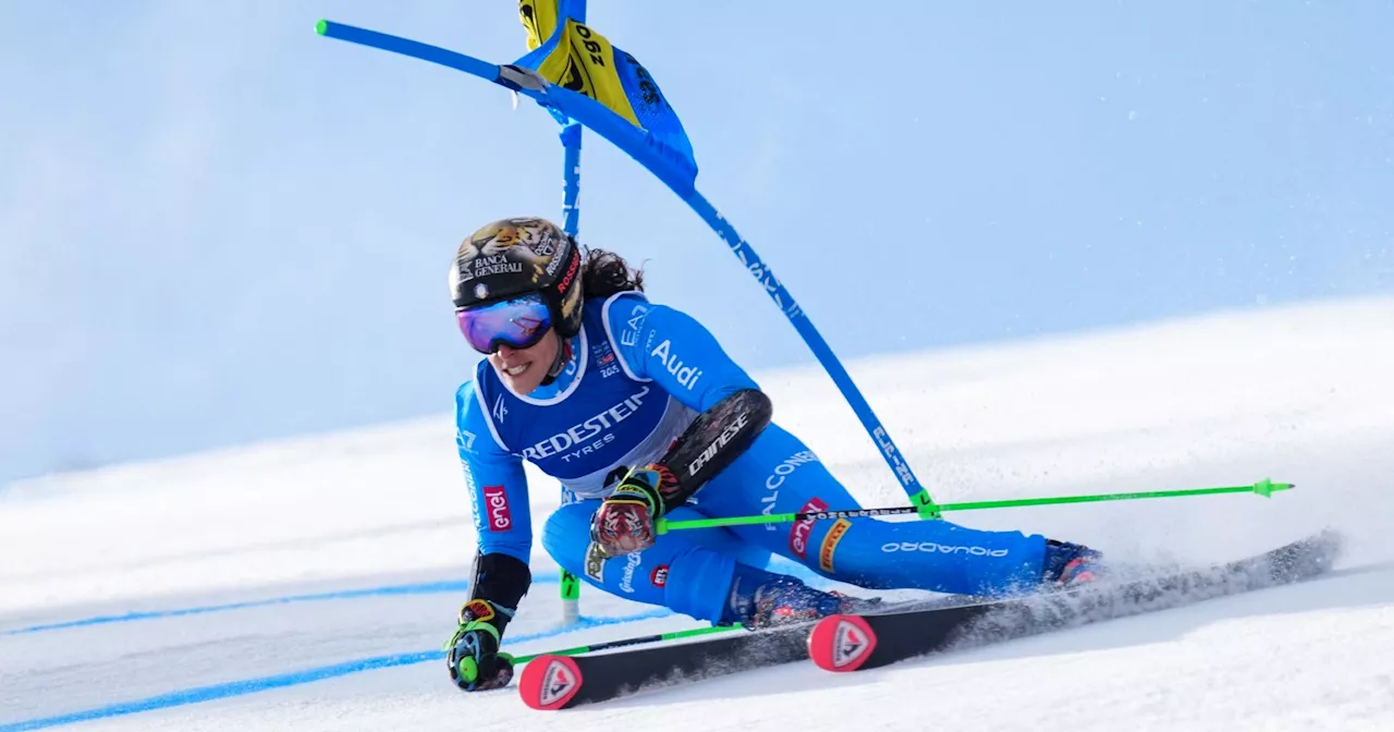 Brignone domina la prima manche del gigante femminile ai Mondiali di Saalbach