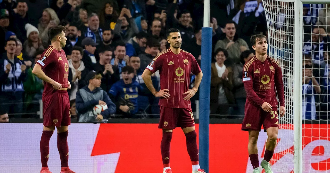 Roma salva un punto al Porto in una partita equilibrata