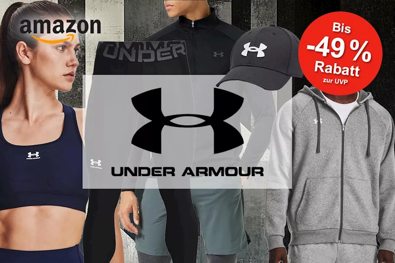 Riesiger Under Armour Sale bei Amazon: Bis zu 49% Rabatt auf Sportbekleidung, Schuhe und Accessoires!