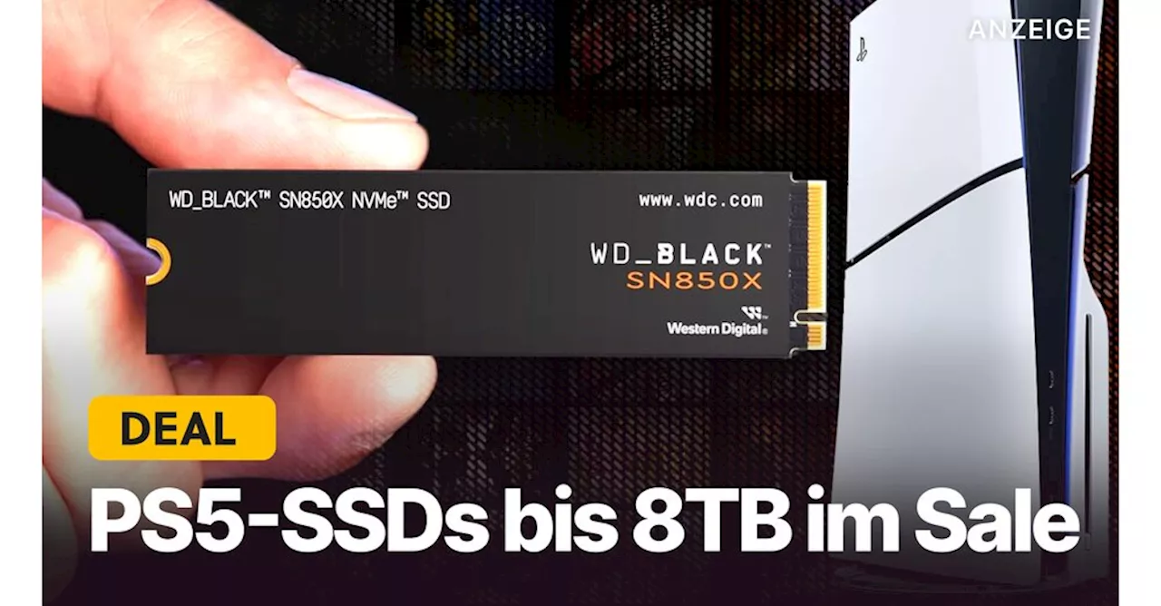 PS5-SSDs günstig aufrüsten - Speicherplatz-Deals bei Mindfactory!