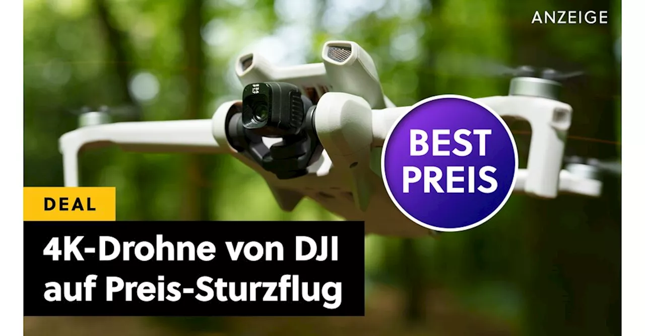 DJI Mini 3 Drohne: Praktisch überall fliegen - ohne Führerschein!