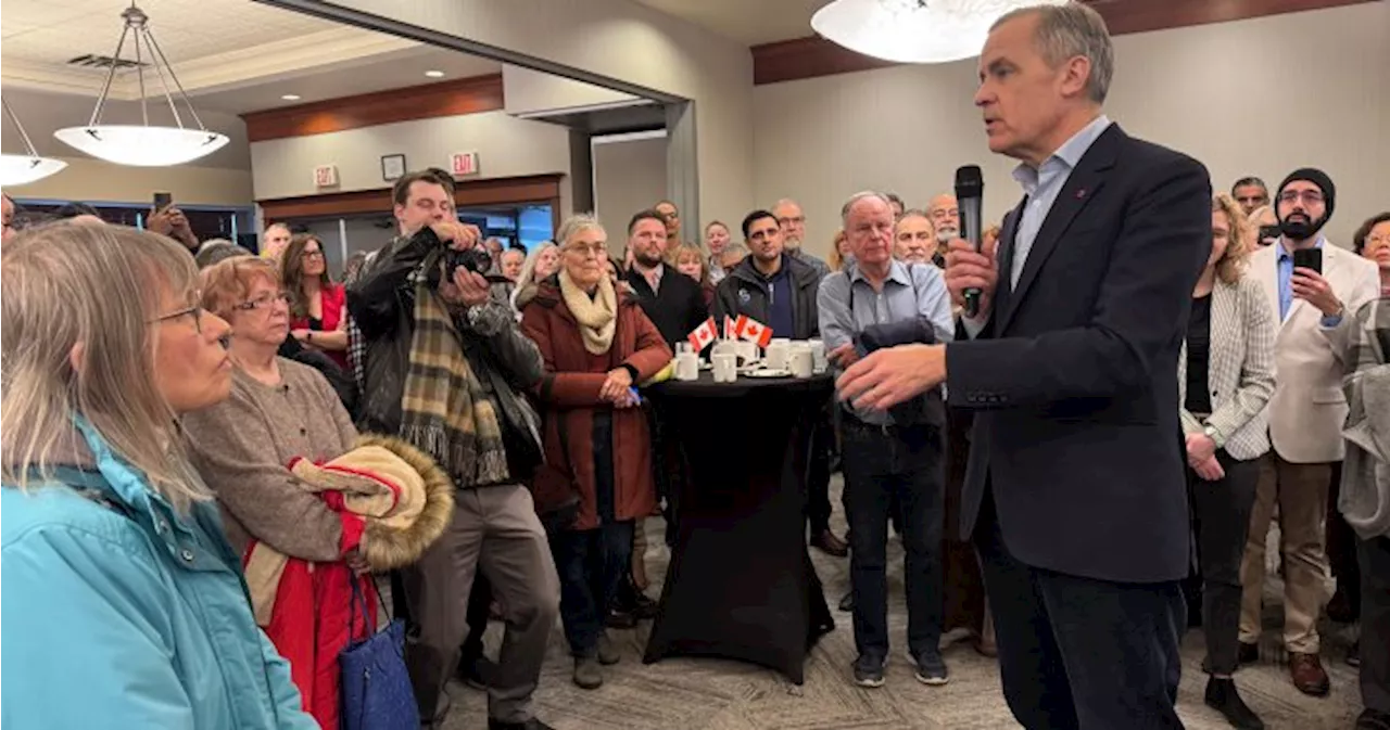 Liberal leadership candidate Mark Carney addresses Trump, Canada’s economy in Kelowna