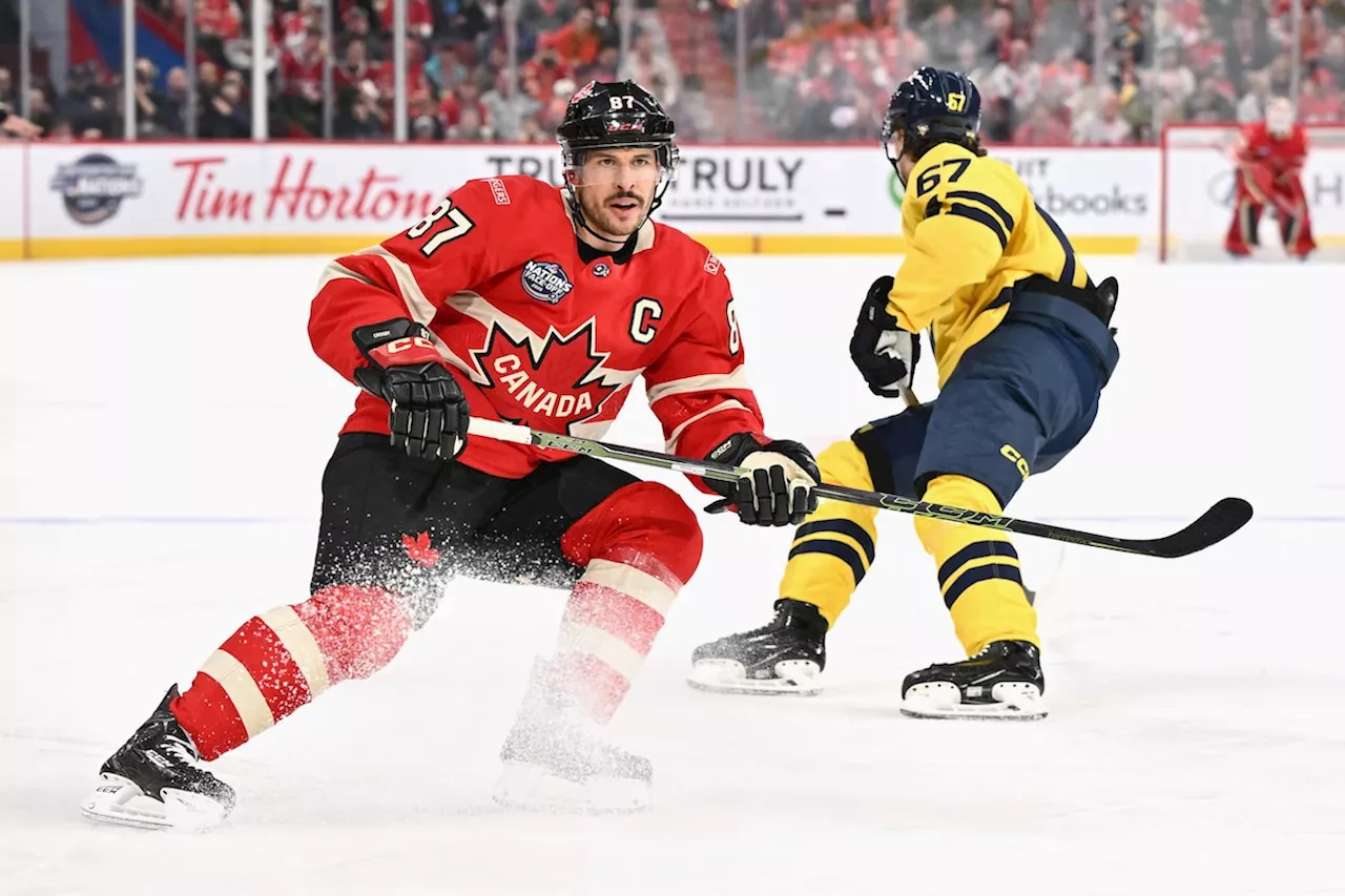 Canada's Crosby Leads a Fast-Paced Hockey Show