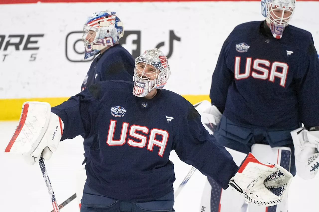 Hellebuyck to Start for USA Against Finland in 4 Nations Face-Off