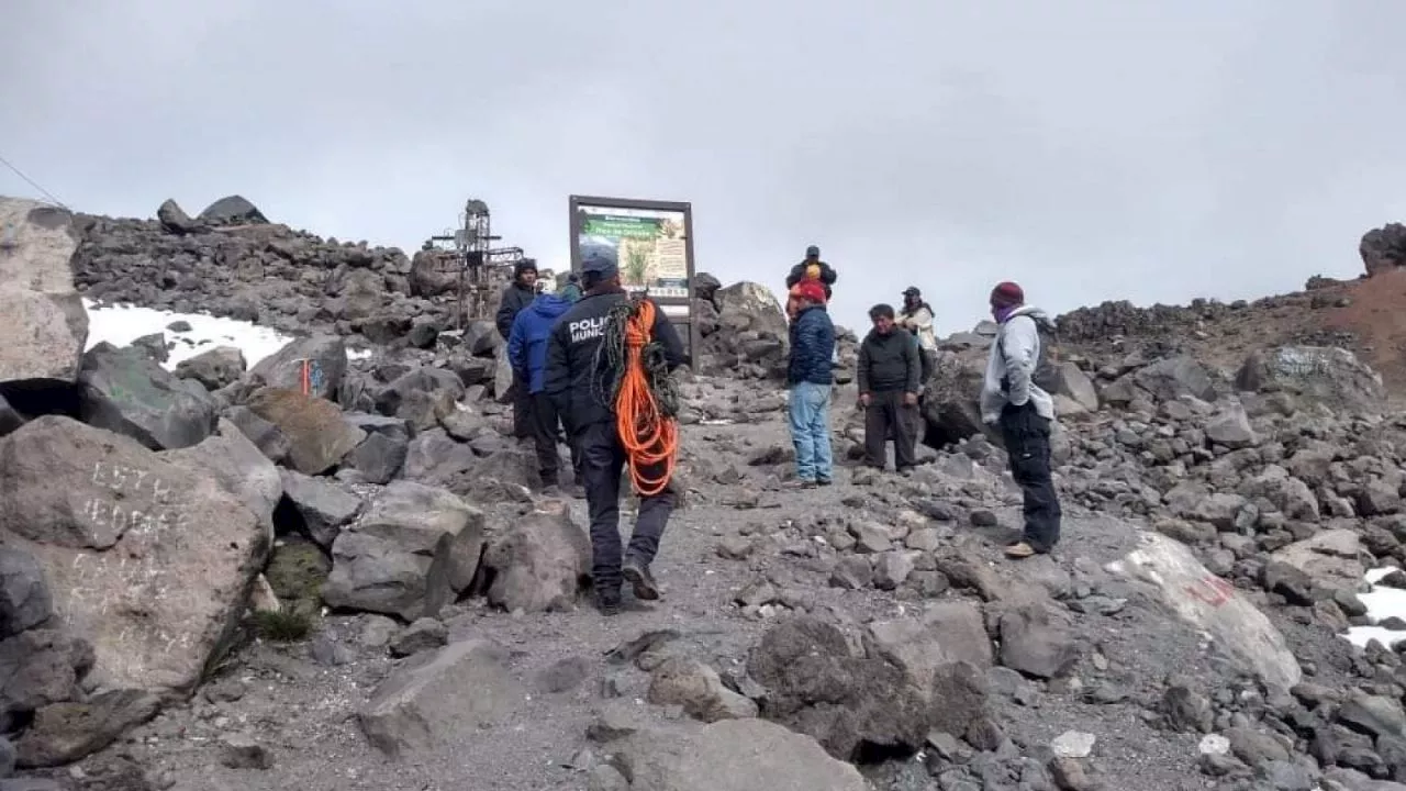 Alpinista muere durante rescate en el Volcán Popocatépetl