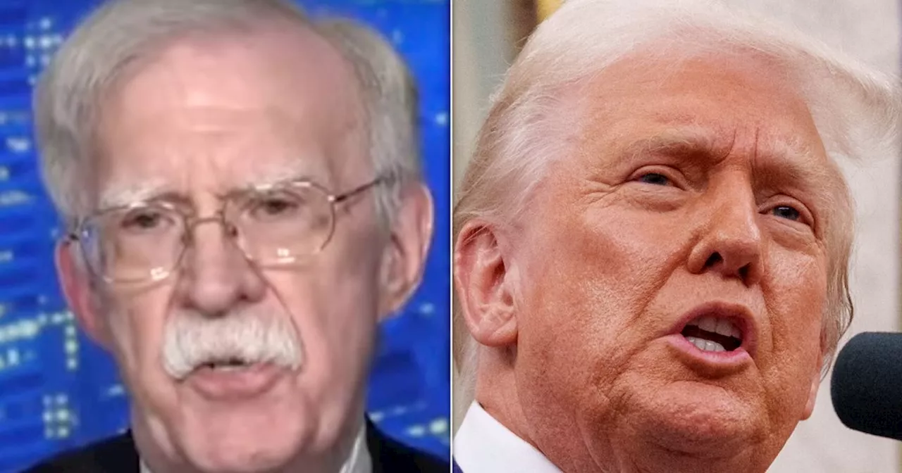 Bolton Slams Trump's 'Surrender' to Putin in Ukraine Negotiations