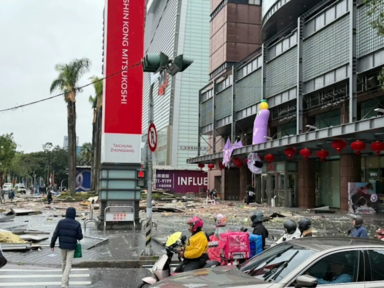 Quattro morti nell’esplosione di un grande magazzino a Taiwan