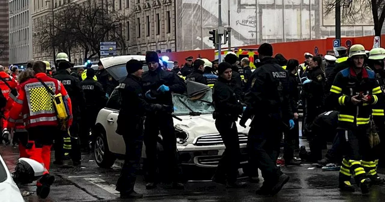 Car driven into crowd in Munich leaving 'at least 15 injured'