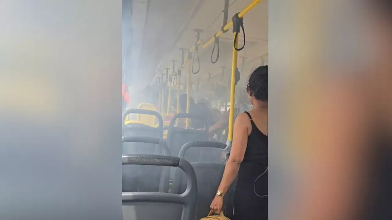 Celular explode no bolso de passageira em ônibus no Espírito Santo