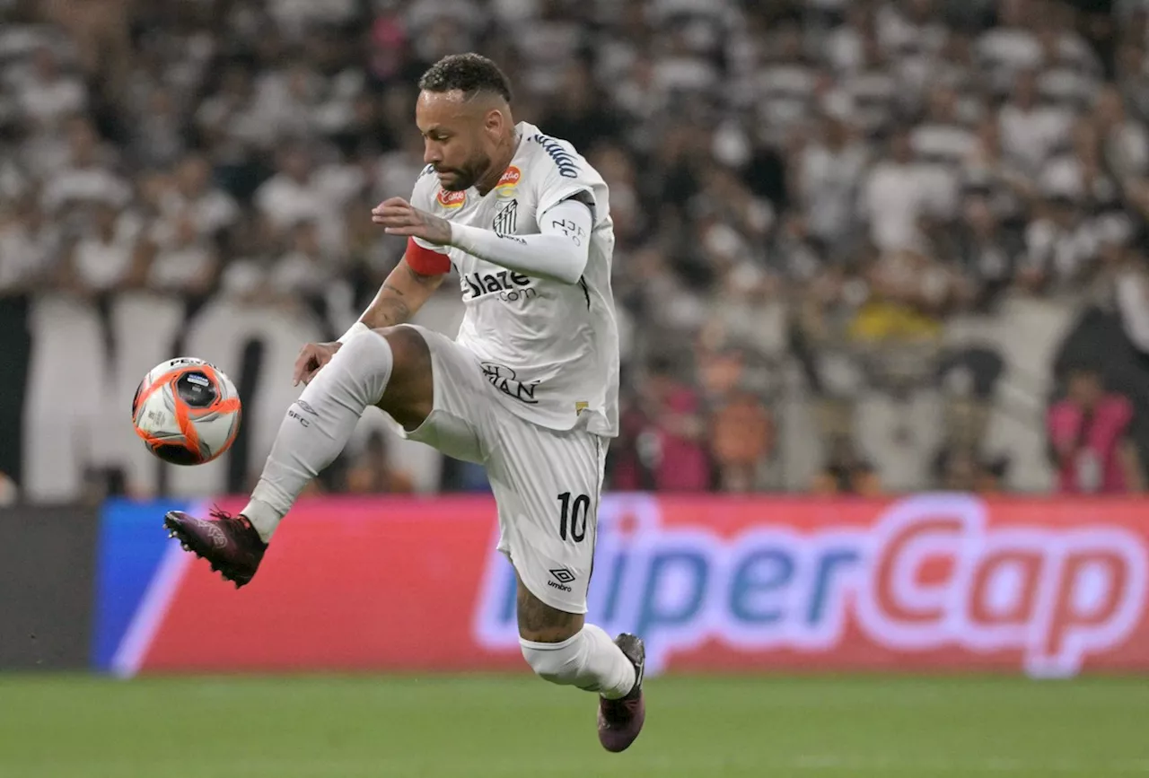 Caixa de som, lençol em Garro e derrota em Corinthians x Santos: como foi o primeiro clássico de Neymar