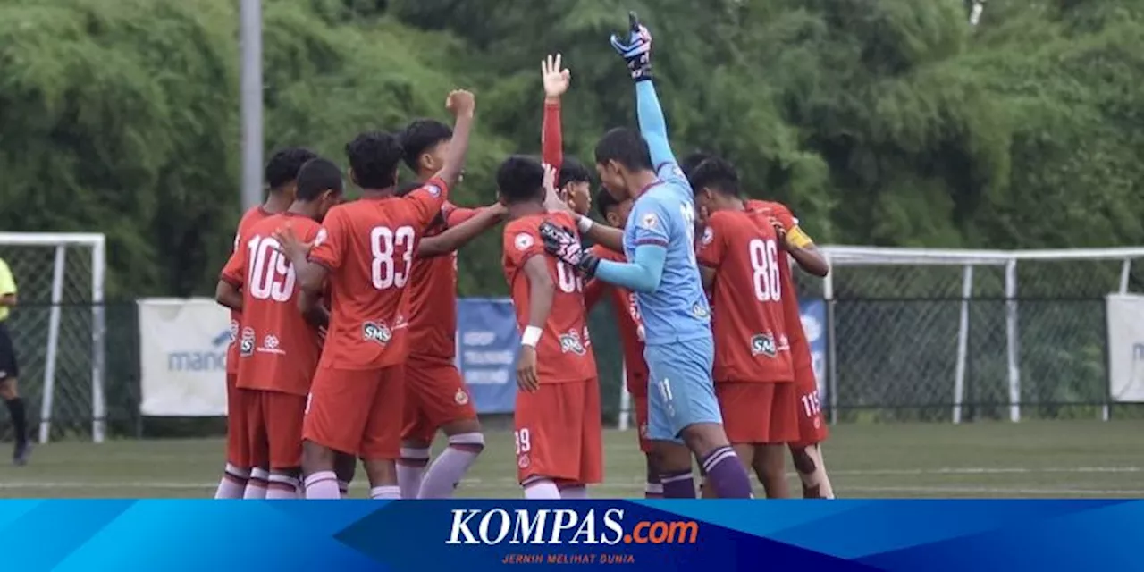 8 Besar EPA U18: Semen Padang-ASIOP Vs PSM, Tiket Semifinal Dipertaruhkan