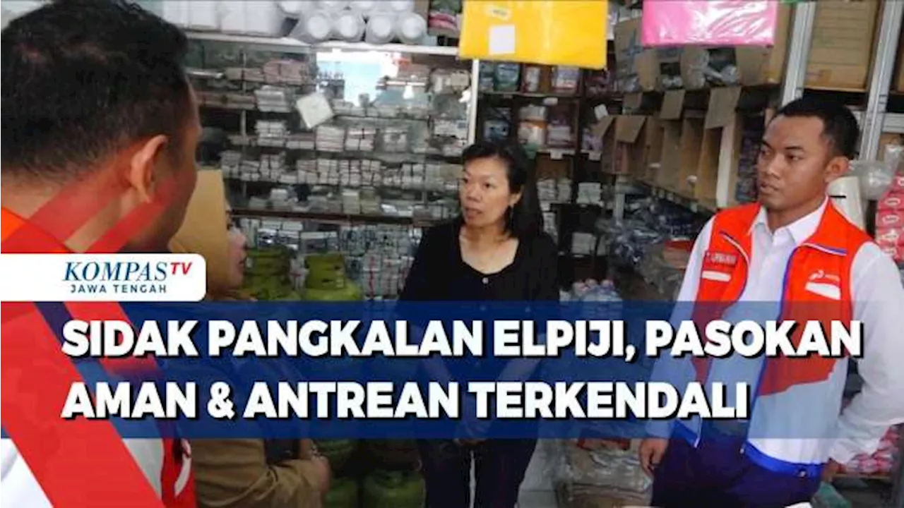 Sidak Pangkalan Elpiji, Pasokan Aman, dan Antrean Terkendali