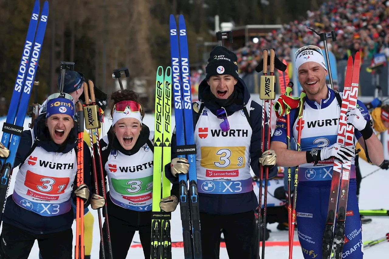 France Révèle sa Supériorité au Relais Mixte des Championnats du Monde de Biathlon