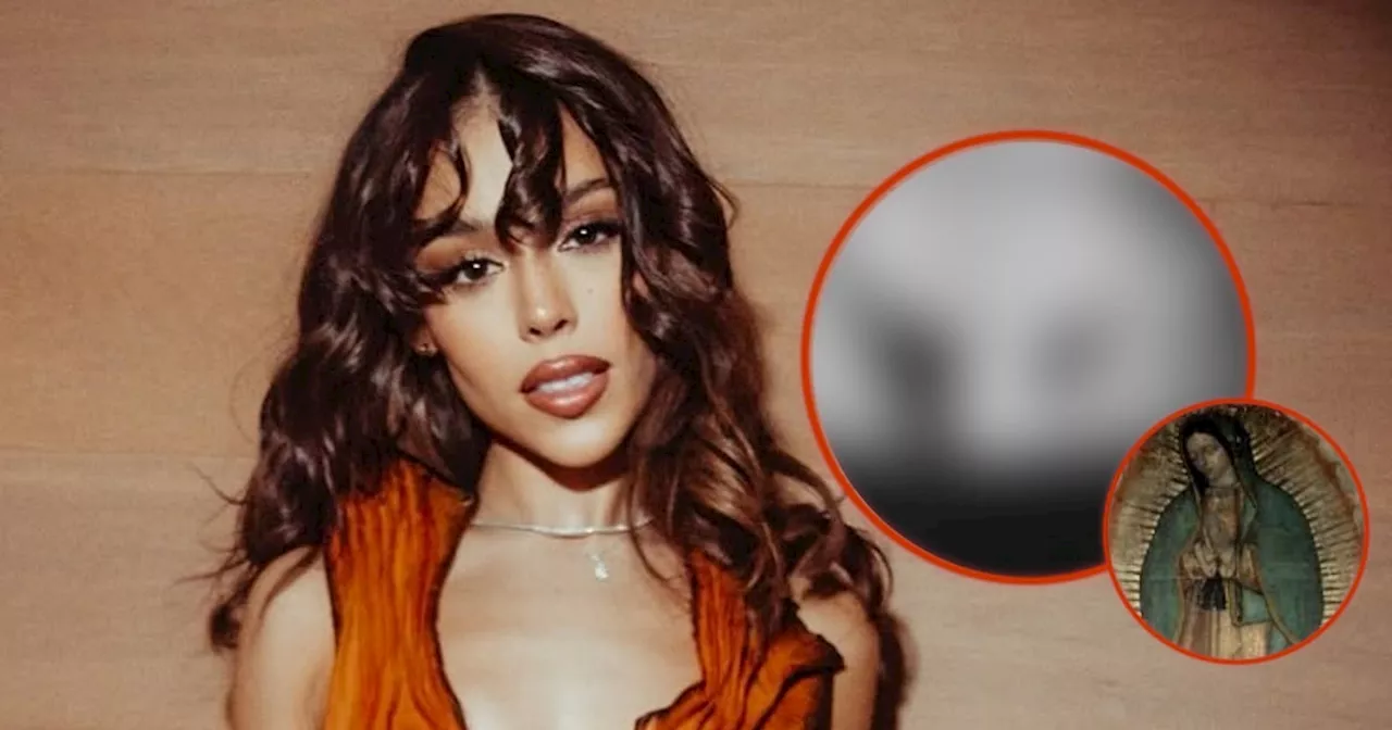 Danna Paola desata polémica con accesorio de la Virgen de Guadalupe