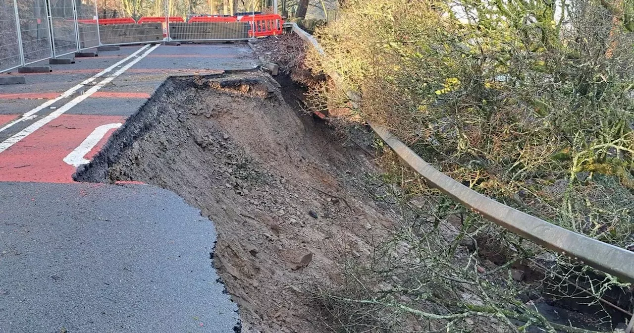 Major Lancashire Road Closure Expected Until 2026 After Landslip